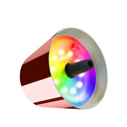 Oplaadbare fleslamp RGBW rosegold TOP 2.0 SOMPEX - Loftattitude.com