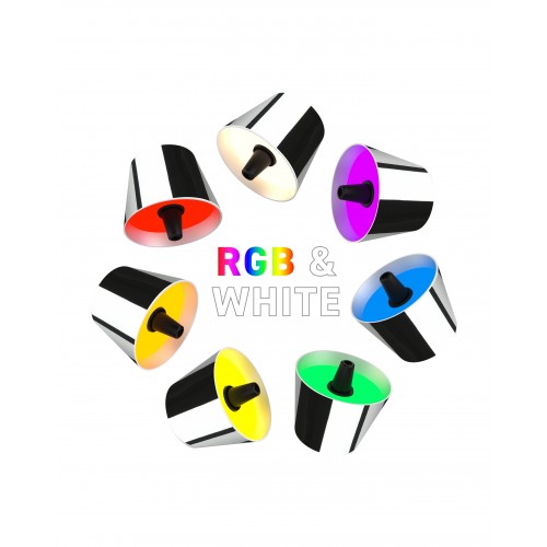 Lámpara botella recargable RGBW cromada TOP 2.0 SOMPEX SOMPEX - 4