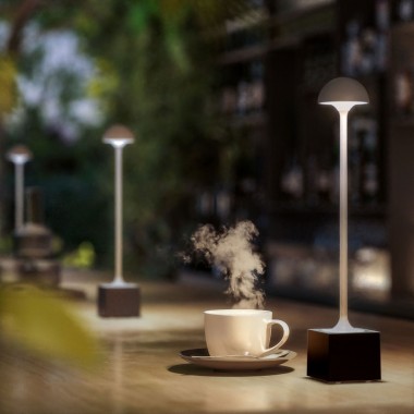 Flora vermelha lâmpada de mesa exterior SOMPEX - Loftattitude.com 2