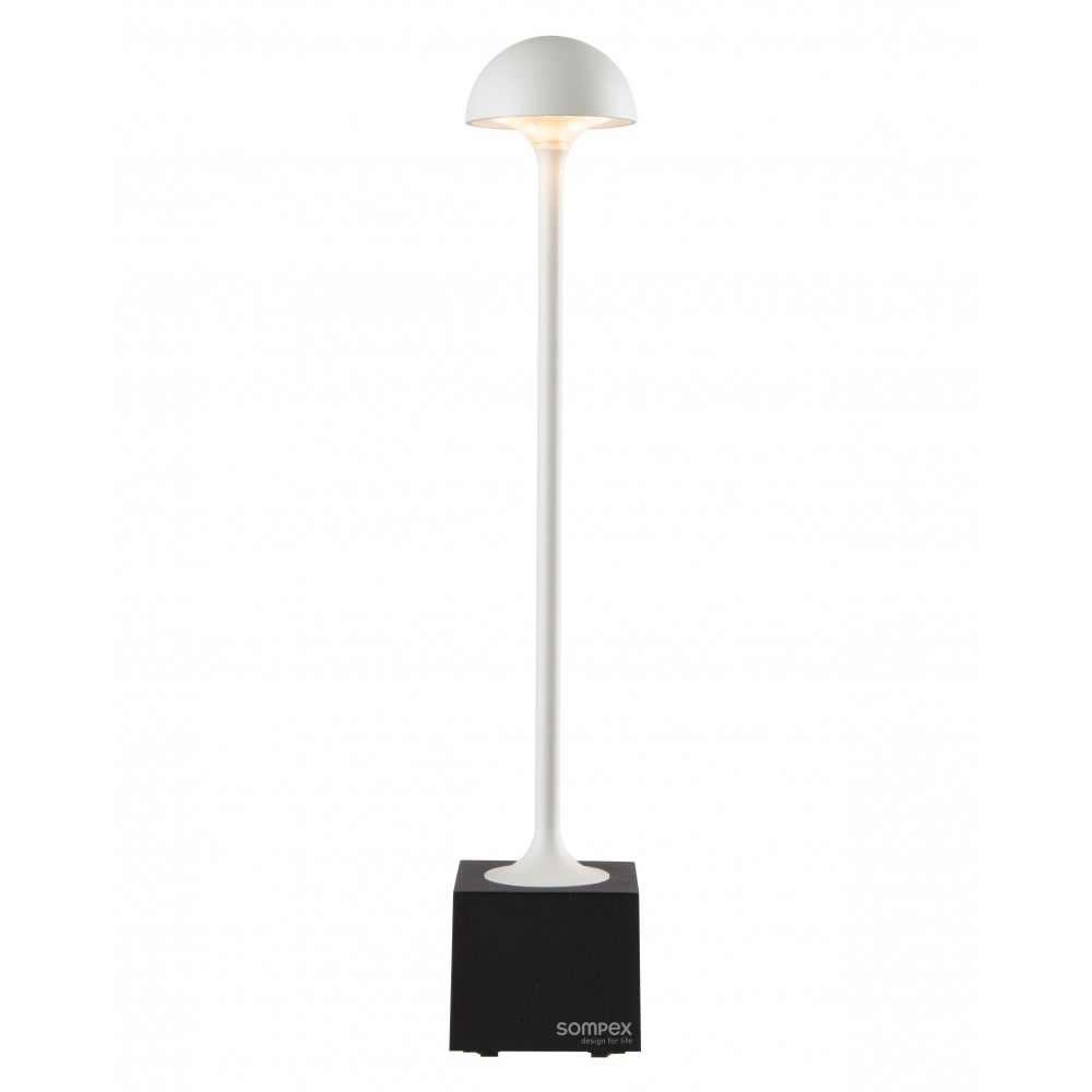 Lâmpada de mesa ao ar livre branco flora SOMPEX - Loftattitude.com