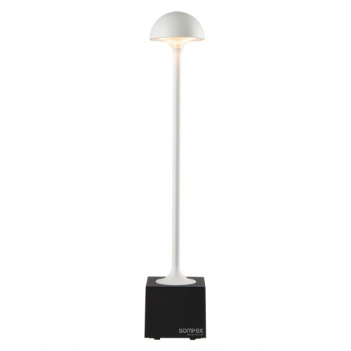 Lâmpada de mesa ao ar livre branco flora SOMPEX - Loftattitude.com