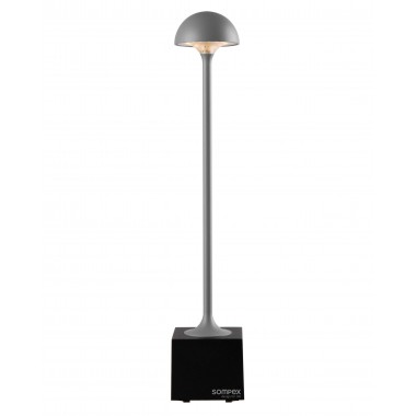 Lâmpada de mesa ao ar livre cinza flora SOMPEX - atitude loft