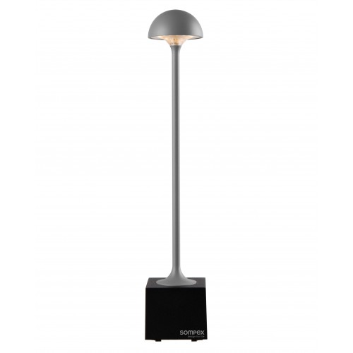 Lâmpada de mesa ao ar livre cinza flora SOMPEX - atitude loft