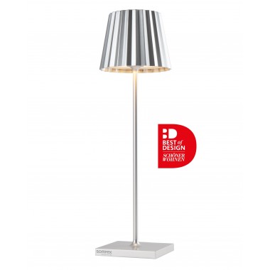 Lâmpada de prata ao ar livre 38 cm troll 2.0 SOMPEX - Loftattitude.com