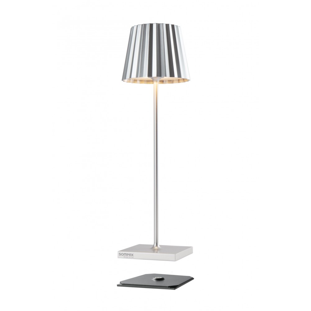 Buitenlamp zilver 38 cm TROLL 2.0 SOMPEX - Loftattitude.com