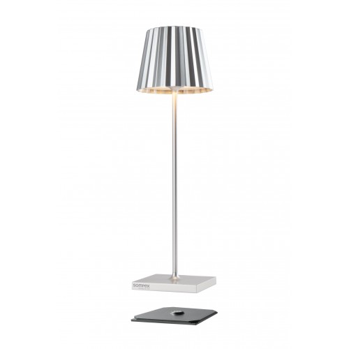 Lâmpada de prata ao ar livre 38 cm troll 2.0 SOMPEX - Loftattitude.com