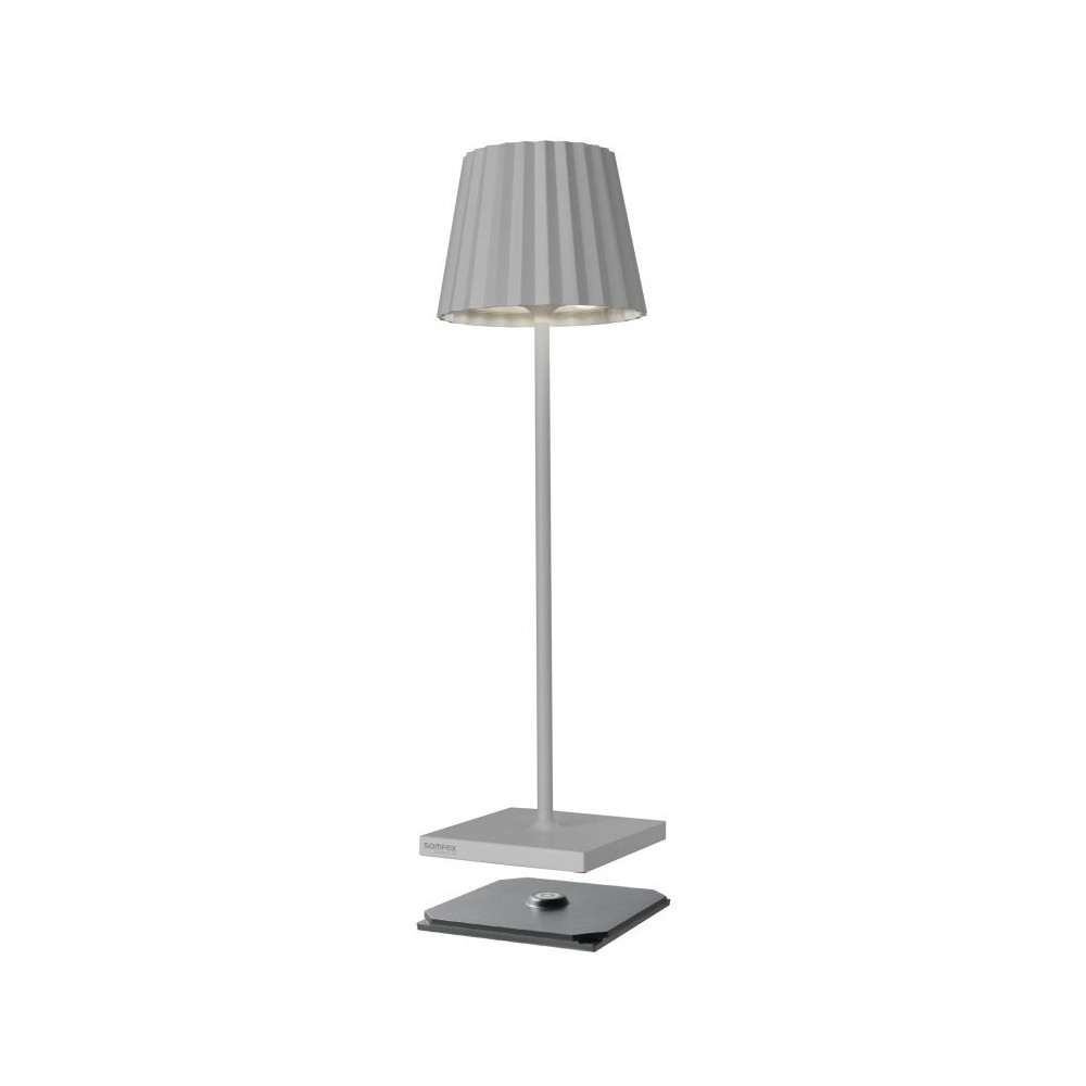 Grijze buitenlamp 38 cm TROLL 2.0 SOMPEX - Loftattitude.com