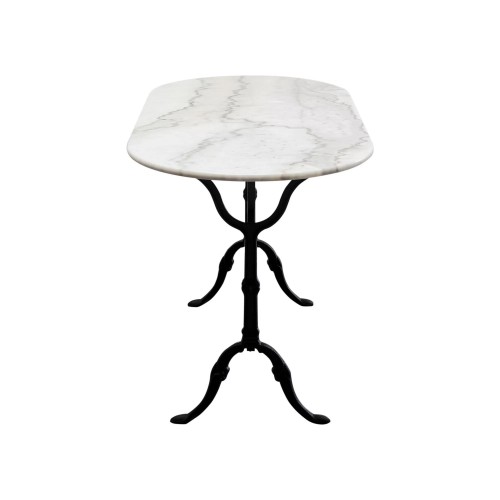 Ovaler Marmor-Bistro-Tabelle 120x60 cm Kare-Design IXIA - 4