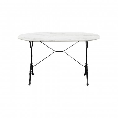 Mesa de bistro de mármol Oval 120x60 cm Kare Design IXIA - 3