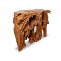 Consolle in radice di teak 100x45cm SIBETAN