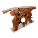 Consolle in radice di teak 120x45cm SIBETAN