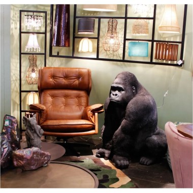 Estátua de gorila preto XXL Gorilla Kare Design 2