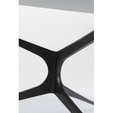 Cristal de diseño de mesa baja y acero negro DARK SPACE Kare design - 7