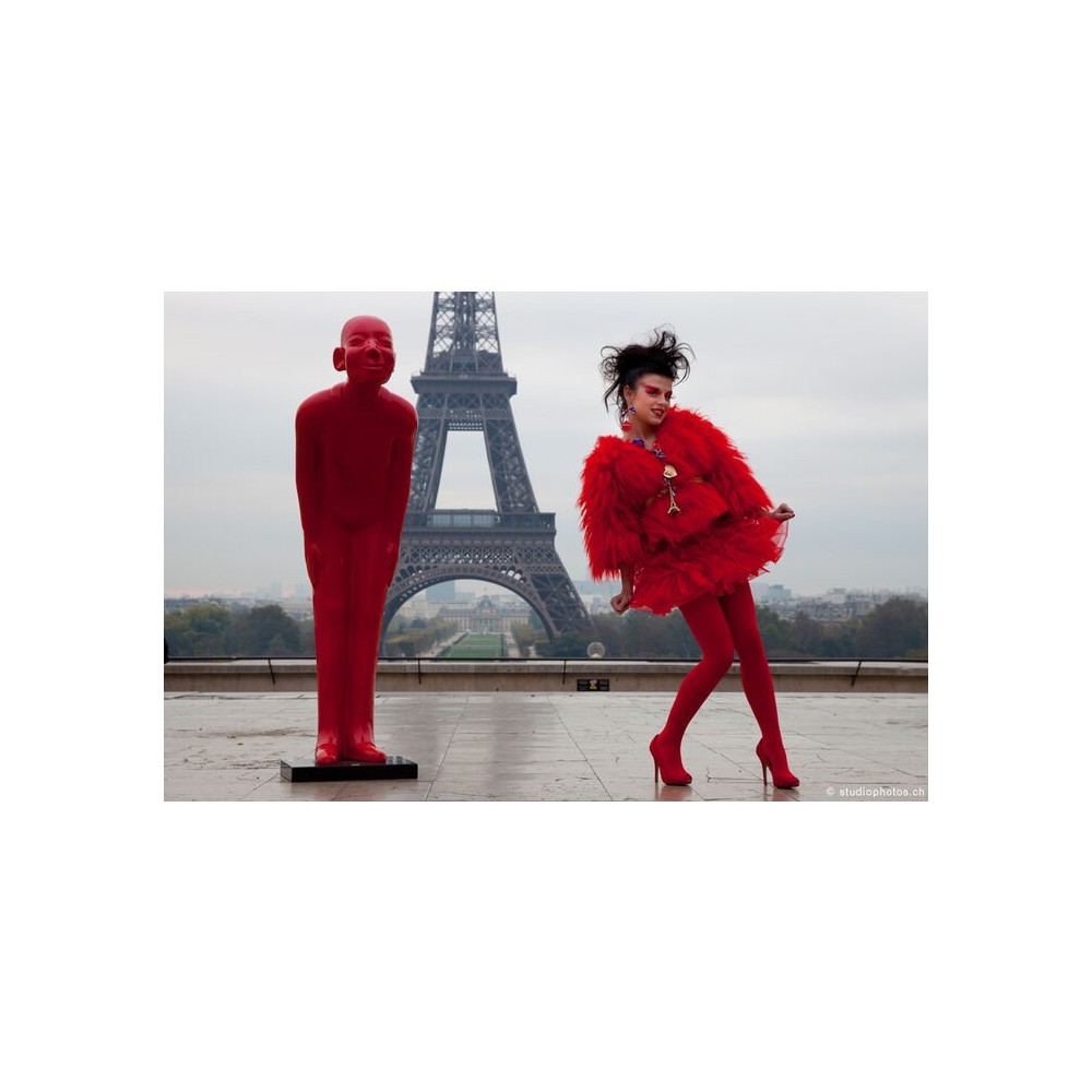 Statua ospite rouge WELCOME Kare design - 5
