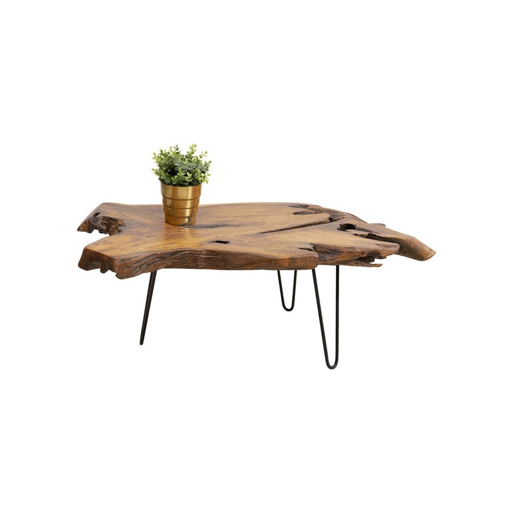 Mesa de café Madeira bruta Aspen Kare Design Kare design - 1