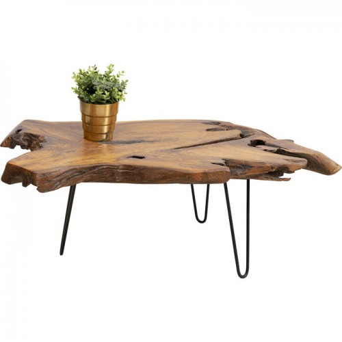 Mesa de café Madeira bruta Aspen Kare Design Kare design - 1