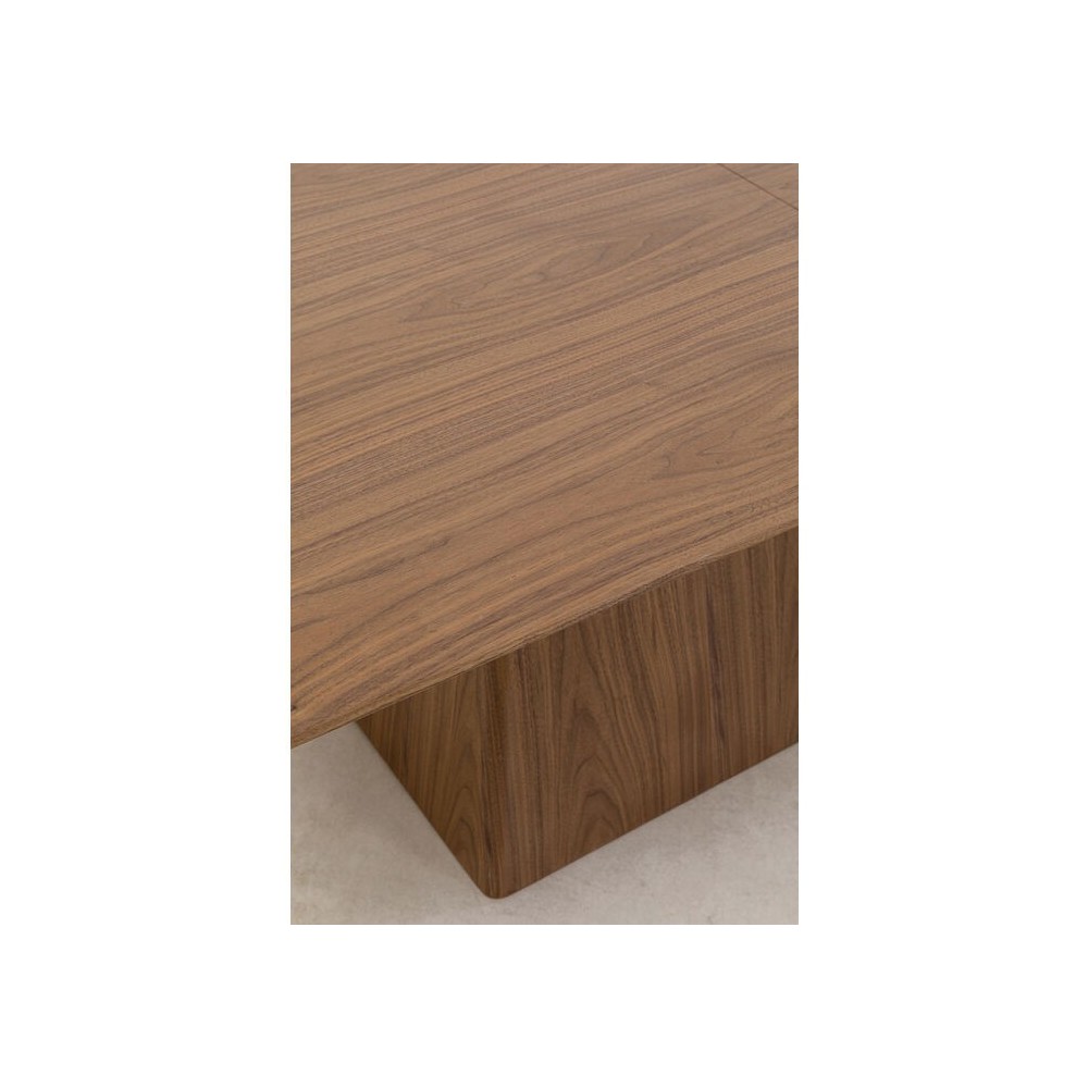 Table à manger rectangulaire extensible bois noyer Benvenuto Kare design - 20