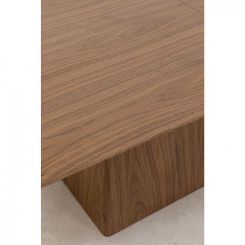 Rectangulaire eettafel met uitbreidbaar walnoothout Kare design - 20