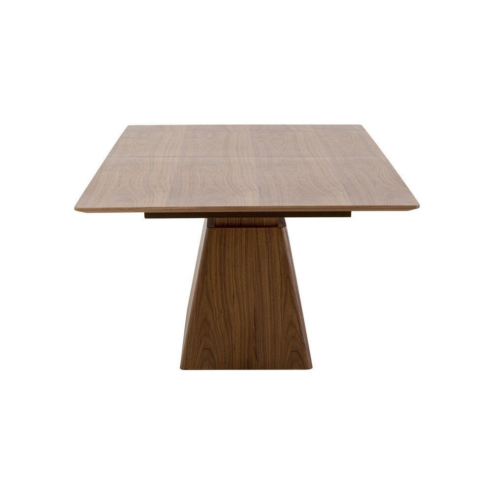 Table à manger rectangulaire extensible bois noyer Benvenuto Kare design - 10