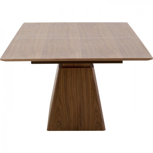 Extensible rectangular dining table wood walnut Benvenuto Kare design - 10