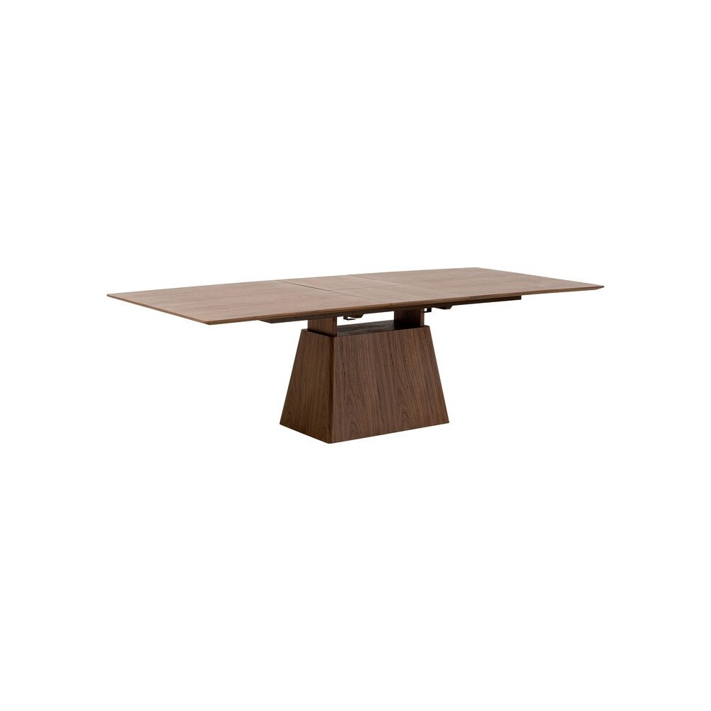 Estiramento Mesa de jantar retangular noz Benvenuto Kare design - 12