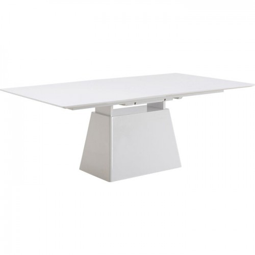 Benvenuto White Stretch Mesa de jantar retangular Kare design - 1