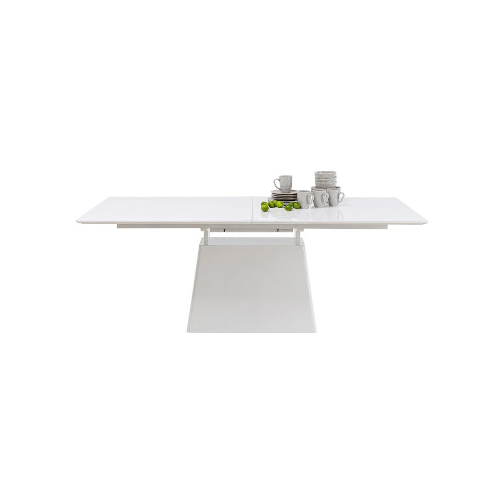Table à manger rectangulaire extensible blanche Benvenuto Kare design - 3