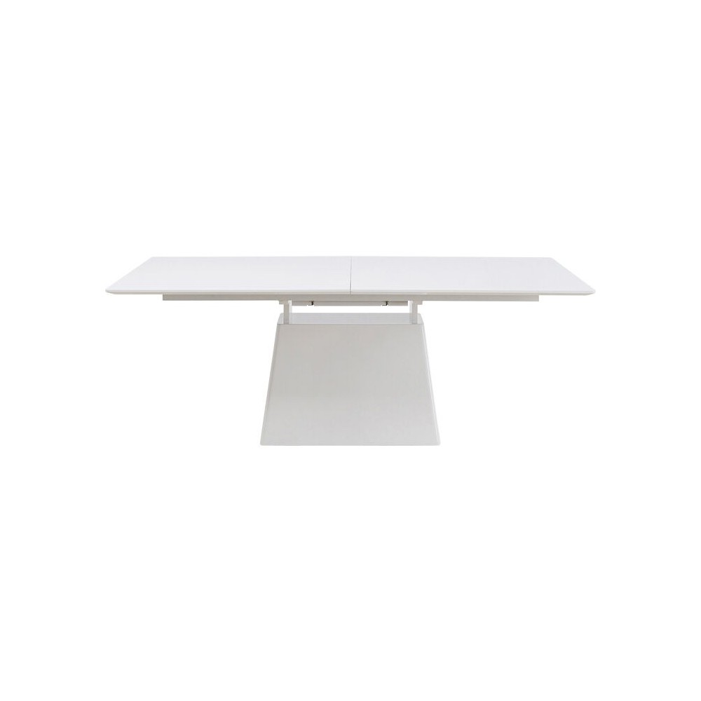 Benvenuto White Stretch Mesa de jantar retangular