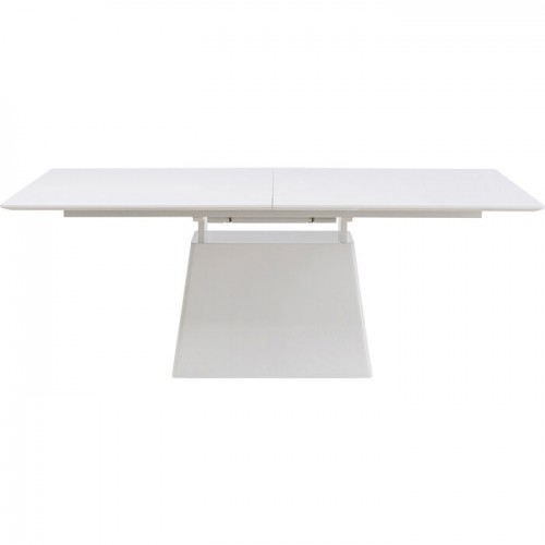 Benvenuto white extendable rectangular dining table