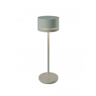 Lâmpada de mesa de mesa verde oliva monza leonardo