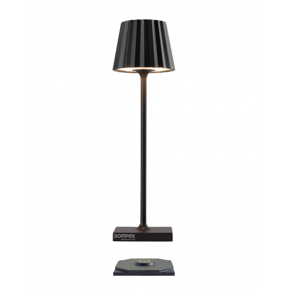 Black outdoor lamp 21 cm TROLL NANO SOMPEX