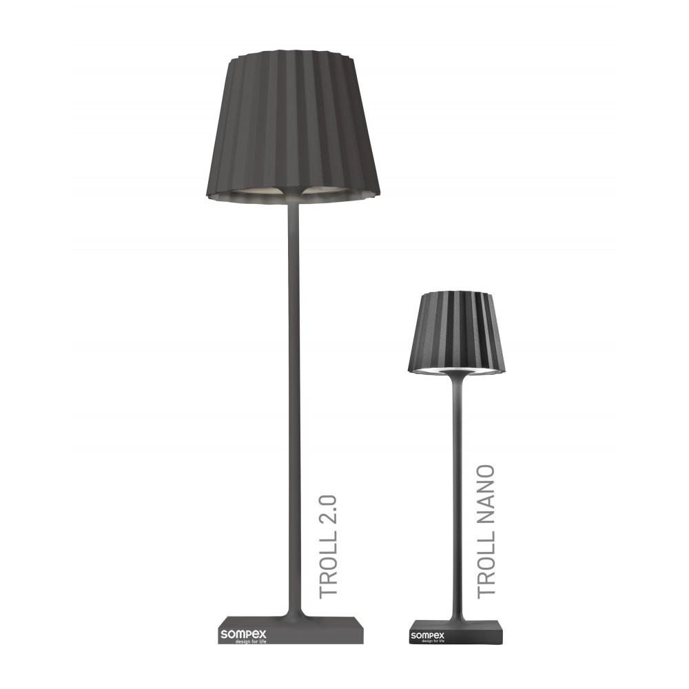 Zwarte buitenlamp 21 cm TROLL NANO SOMPEX SOMPEX - 3
