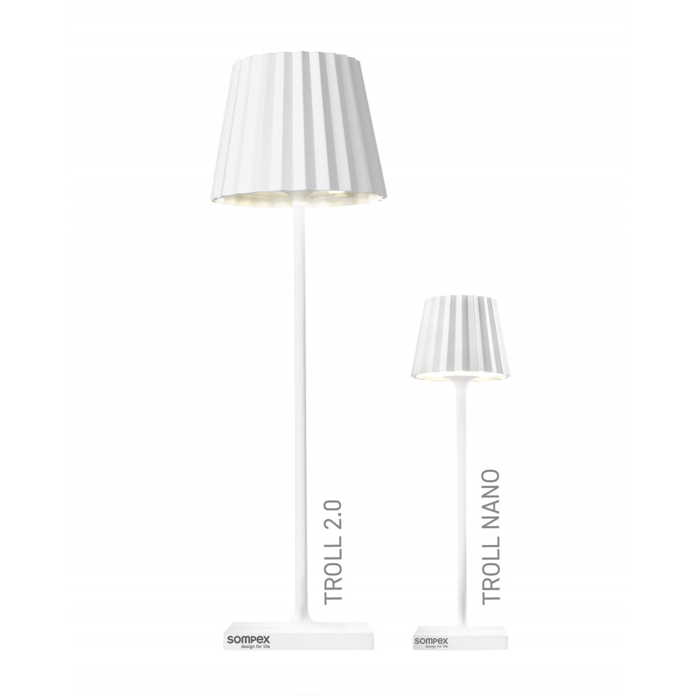 Witte buitenlamp 21 cm TROLL NANO SOMPEX SOMPEX - 4