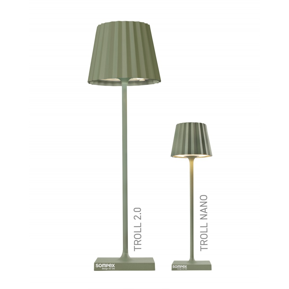 Lámpara exterior verde oliva 21 cm TROLL NANO SOMPEX SOMPEX - 4