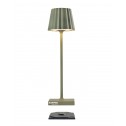 Olijfgroene buitenlamp 21 cm TROLL NANO SOMPEX