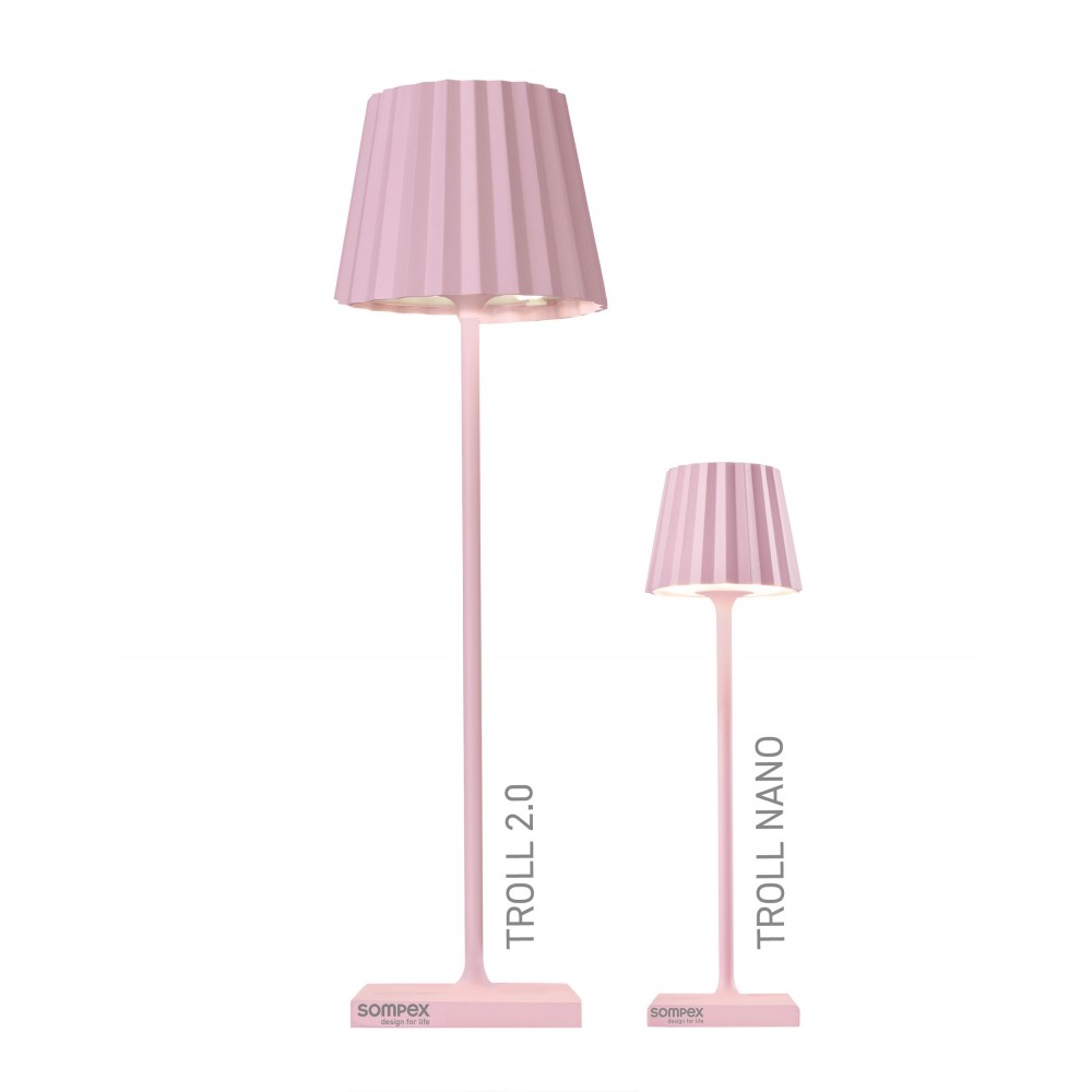 Roze buitenlamp 21 cm TROLL NANO SOMPEX SOMPEX - 3