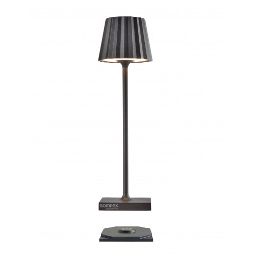 Lâmpada exterior de antracite 21 cm Troll Nano SOMPEX