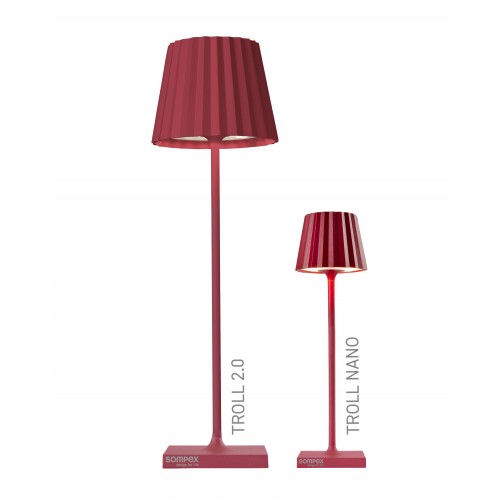 Rode buitenlamp 21 cm TROLL NANO SOMPEX SOMPEX - 3