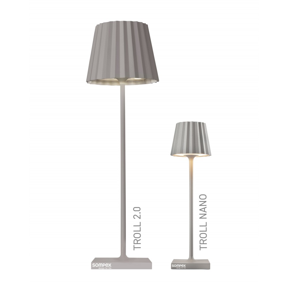 Lâmpada exterior cinza 21 cm troll Nano SOMPEX SOMPEX - 3