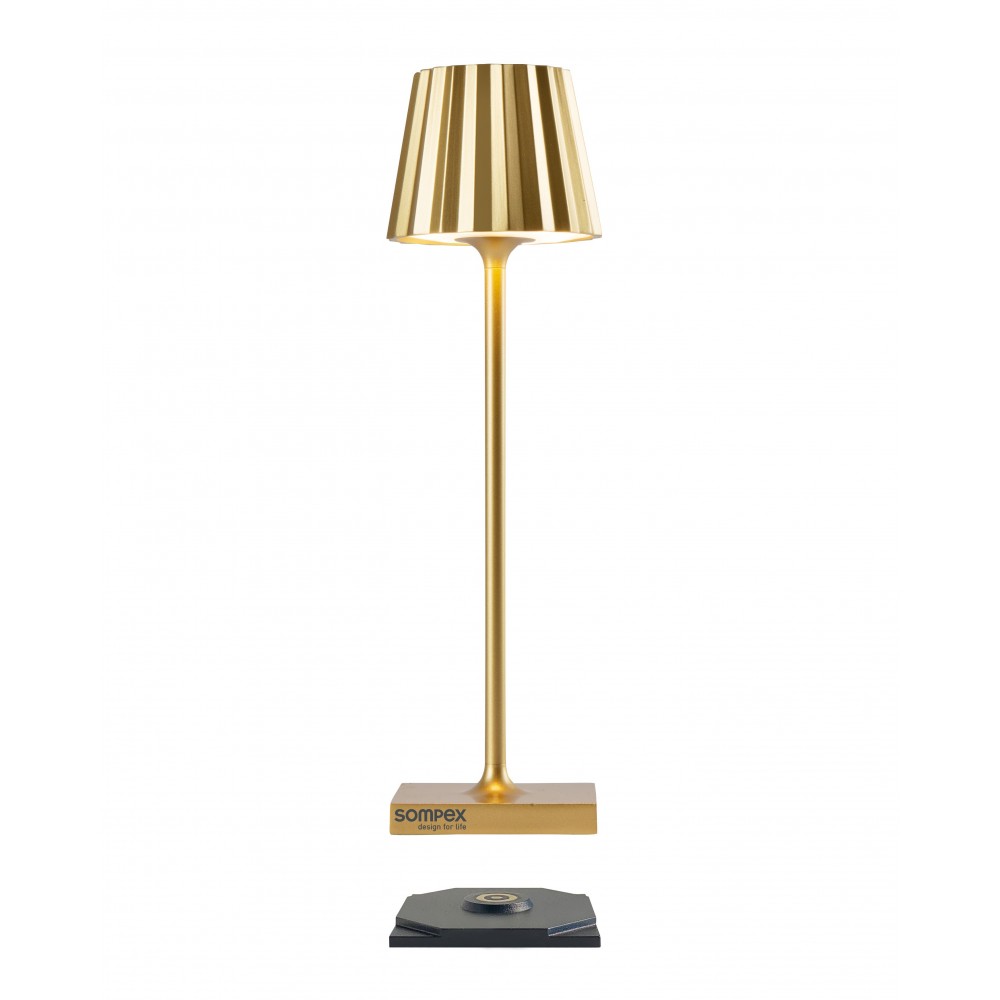 Lâmpada exterior de ouro 21 cm Troll Nano SOMPEX