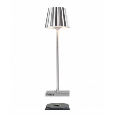 Zilveren buitenlamp 21 cm TROLL NANO SOMPEX