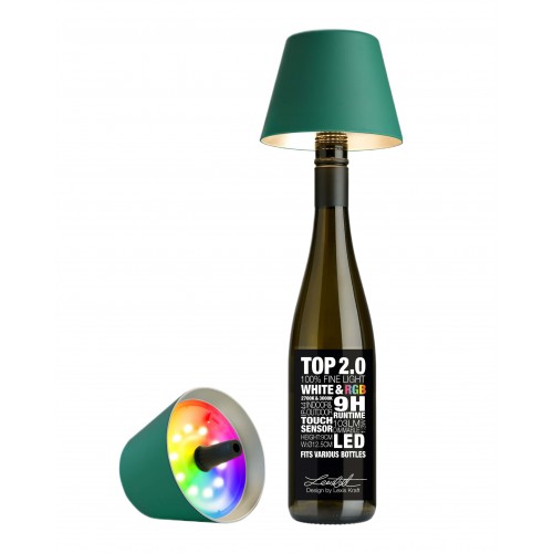 Lâmpada de garrafa recarregável RGBW verde TOP 2.0 SOMPEX SOMPEX - 1