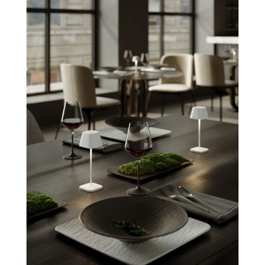 Lâmpada ao ar livre branco 20 cm Microfone Neapel Villeroy & Boch 2