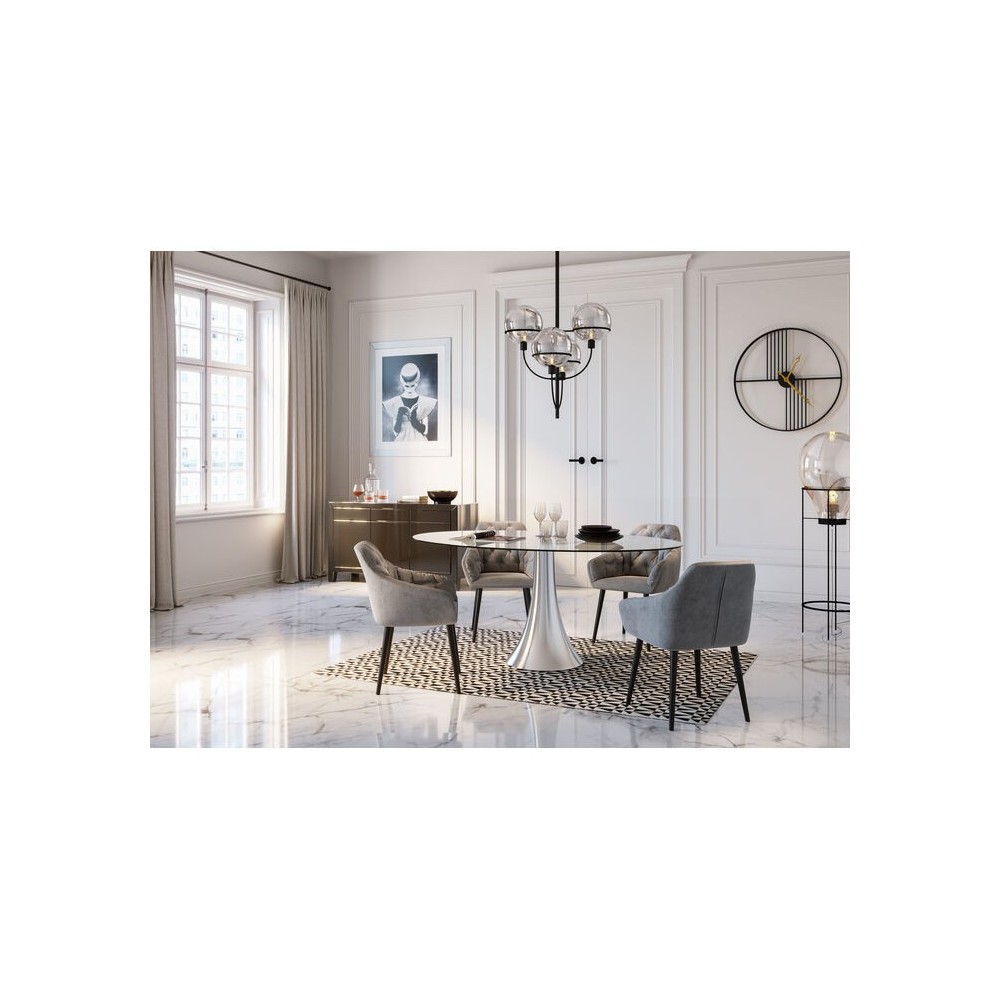 GRANDE POSSIBILITA HEAVEN oval glass table 180x120cm Kare design - 2