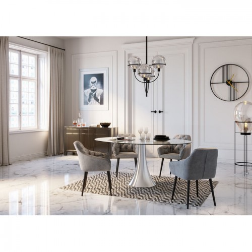 Glas Glas Ovaal Tafel Mogelijkheden Hemel 180x120cm Kare design - 2