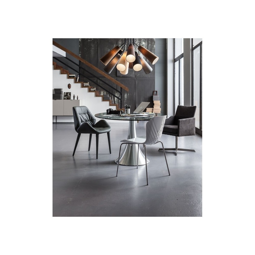 Mesa ovalada de cristal GRANDE POSSIBILITA HEAVEN 180x120cm Kare design - 4