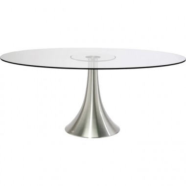 GRANDE POSSIBILITA HEAVEN oval glass table 180x120cm Kare design - 1