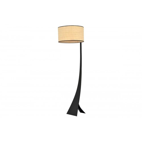 Estrella Lamp Black - Shade Metal y Fiber Vegetable SOCADIS - 1