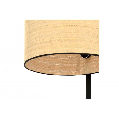 Estrella Lamp Black - Shade Metal y Fiber Vegetable SOCADIS - 3