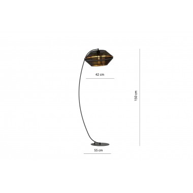 copia de Lamp Estrella Black - Shade Metal y Fibre Vegetable SOCADIS - 3